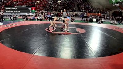 4A 113 lbs Cons. Round 2 - Wyatt Black, Weiser vs Gage Reynolds, Snake River