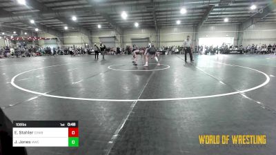 108 lbs Consi Of 32 #2 - Eli Stahler, Cowboy Wrestling Club vs Jase Jones, Immortal Athletics WC