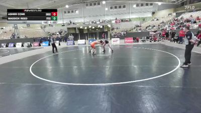 157 lbs Quarterfinals (8 Team) - Asher Cone, Signal Mountain High School vs Maddox Reed, Pigeon Forge High School