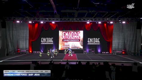 Bannons Cheer Force - Baby Jedi's [2025 L1 Tiny - Novice - Restrictions - D2 Day 1] 2025 Encore Grand Nationals