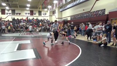 PW-14 lbs Semifinal - Bryson Staggs, Cresco Youth Wrestling Club vs Mason Leech, Immortal Athletics WC
