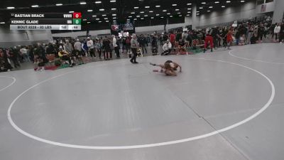 92 lbs Cons. Rd Of 16 - Bastian Brack, WWC Wrestling vs Kennic Glade, Ironhawk Wrestling Academy