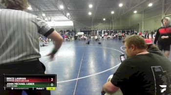 126 lbs Champ. Round 2 - Brice Lanman, Warrior Wrestling Club vs John Michael Leber, Unattached