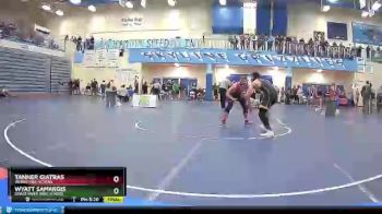 160 lbs Champ. Round 2 - Wyatt Samargis, Snake River High School vs Tanner Giatras, Weber High School