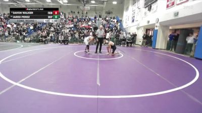 Boys 126 lbs Cons. Round 1 - Jared Perez, Sacred Heart Boys vs Davon Walker, Fremont (Sunnyvale) Boys