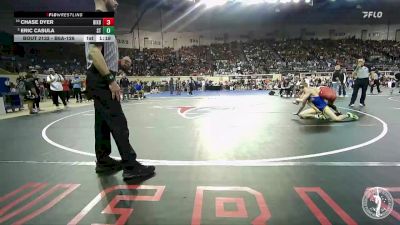 B6A-126 lbs Quarterfinal - Chase Dyer, Bixby vs Eric Casula, Stillwater