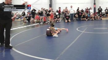 25 lbs Semifinal - Noella Thiel, Lady Warriors United - W vs Annagail Little, Carolina Gold