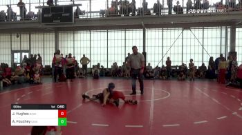 68 lbs Quarterfinal - Jaxon Hughes, Backyard Brawlers vs Asher Fouchey, Savannah Wrestling Center