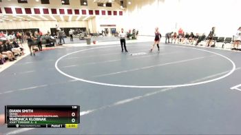 138 lbs Quarterfinals (8 Team) - Diann Smith, Grand Meadow/Leroy/Ostrander/Southland, MN vs Veronica Klobnak, Joliet Township, IL