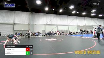110 lbs Quarterfinal - Jadyn Roller, OK Supergirls Black vs Amanda Lillie, Untouchables Girls Teal
