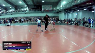 58-61 lbs Round 1 - Roc Rhees, Greater Heights Wrestling vs Zaydin Taylor, Missouri