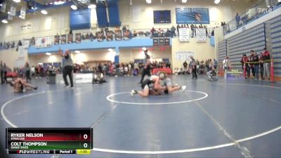 120 lbs Champ. Round 2 - Ryker Nelson, Syracuse vs Colt Thompson, Snake River