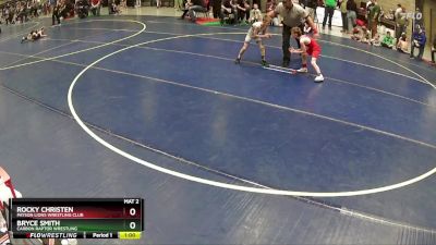 53 lbs Cons. Round 2 - Bryce Smith, Carbon Raptor Wrestling vs Rocky Christen, Payson Lions Wrestling Club