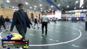 138 lbs Cons. Round 3 - Adrian Adrouin, Harvard Westlake vs Lucas Salinas, Westmont