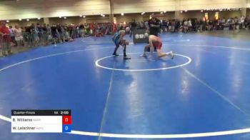 114 lbs Quarterfinal - Bradley Williams, Warrior Wrestling Club vs William Leischner, Mayo Quanchi Wrestling Club