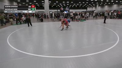 144 lbs Cons. Rd Of 64 - Nicholas Wise, Viking Wrestling Club (IA) vs Austin Stevick, Angry Fish Wrestling