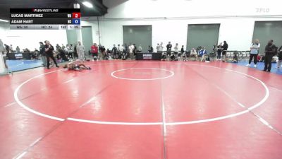 132 lbs Lucas Martinez, Washington vs Adam Hart, North Carolina