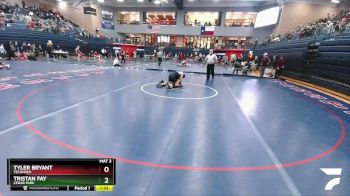 138 lbs Champ. Round 1 - Tristan Fay, Cedar Park vs Tyler Bryant, Tecumseh