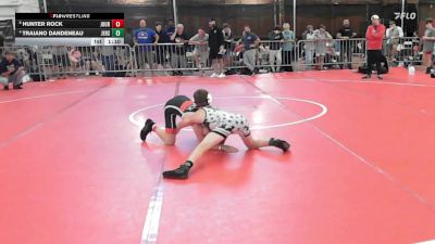 95 lbs Semifinal - Hunter Rock, Journeymen WC vs Traiano Dandeneau, Jersey 74