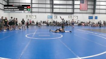 126 lbs Allday - JUANCARLOS KEENER, MAT RATS WRESTLING CLUB vs Bret Bednarczyk, HANOVER HAWKEYE