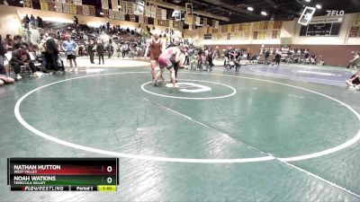 215 lbs Quarterfinal - Noah Watkins, Temecula Valley vs Nathan Hutton, West Valley