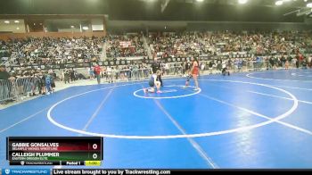 120 lbs Champ. Round 1 - Gabbie Gonsalves, SelahFlo Vikings Wrestling vs Calleigh Plummer, Eastern Oregon Elite