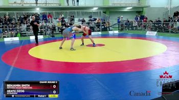 71kg Champ. Round 2 - Benjamin Smith, Nechako Valley Wrestling vs Heath Ozog, Jr Badgers