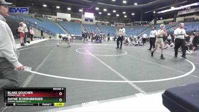 92 lbs Round 5 (10 Team) - Blake Goucher, Prodigy NDT vs Dayne Schoenberger, Kansas Warriors 2