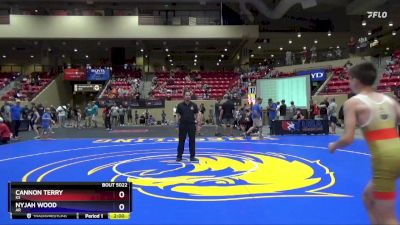 97 lbs Quarterfinal - Cannon Terry, KS vs Nyjah Wood, AR