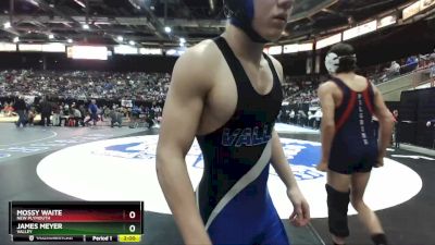 2A 138 lbs Quarterfinal - Mossy Waite, New Plymouth vs James Meyer, Valley