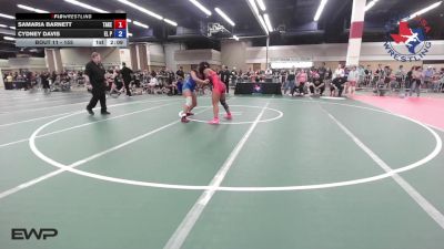 155 lbs Final - Samaria Barnett, Takedown-City Wrestling vs Cydney Davis, El Paso Supers Wrestling Club