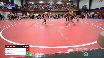 106 lbs Consi Of 16 #2 - Kamden Bell, Sperry Wrestling Club vs Johnny Nieto, Sallisaw Takedown Club