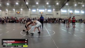138 lbs Round 2 (4 Team) - Cole Hibner, U2 Wranglers vs Evan Protopapa, Youngstown Elite