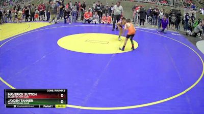 63 lbs Cons. Round 2 - Jayden Tanner, WKI Wrestling Club vs Maverick Sutton, Silverton Mat Club