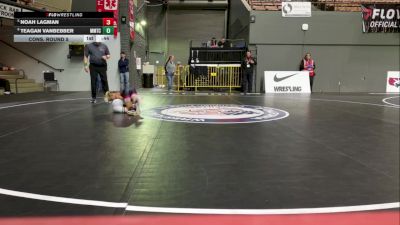 Schoolboys - 75 lbs Cons. Round 5 - Noah Lagman vs Teagan VanBebber, MTC - MANTANONA TRAINING CENTER