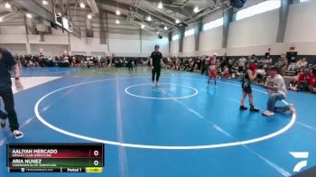 58 lbs Champ. Round 1 - Aaliyah Mercado, Wesley Club Wrestling vs Aria Nunez, Takedown Elite Wrestling