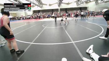 75-B lbs Semifinal - Colton Collins, Wrecking Crew Wrestling Academy vs Chase Dombrowski, Estebuilt WC