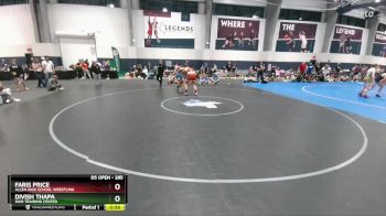 285 lbs Semifinal - Faris Price, Allen High School Wrestling vs Divish Thapa, WAR Training Center