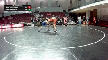 215 lbs 1st Place Match - Zach Leftwich, Unaffiliated vs Wyatt Shaffner, Reel Wrestling Club