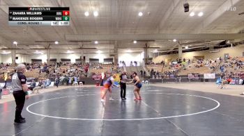 Girls 235 lbs Cons. Round 1 - Makienze Rogers, William Blount High School vs Zahara Williams, Kirkwood High School