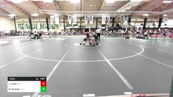 113 lbs Semifinal - Johann Jose, Apple Wrestling Academy vs Beckett Nowak, Colgan