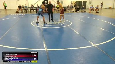 187 lbs Round 1 (8 Team) - Adrian Fuchs, Minnesota Red vs Hamza Sayeed, Georgia