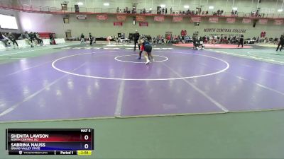 180 lbs 3rd Place Match - Shenita Lawson, North Central (IL) vs Sabrina Nauss, Grand Valley State