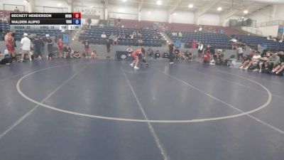 88 lbs Beckett Henderson, North Dakota vs Walden Alipio, Virginia