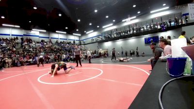 130 lbs Rr Rnd 2 - AvaLee Wickware (10U), Geary Youth Wrestling vs Peyton MCELFRESH, Noble Takedown Club