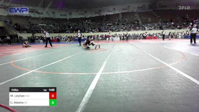 113 lbs Round Of 64 - Mila Leybas, Yukon vs Caseley Adams, Duncan Lady Demons