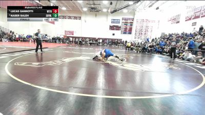 150 lbs Final - Lucas Gannotti, Waterford vs Naser Saleh, Suffield/Windsor Locks