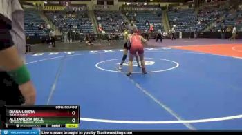 120 lbs Cons. Round 2 - Diana Urista, Wichita-North vs Alexandria Buce, Tecumseh-Shawnee Heights
