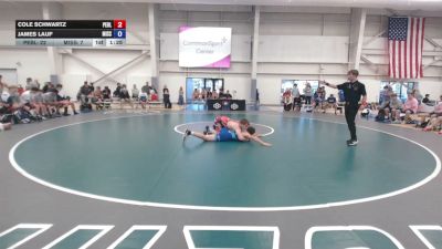 144 lbs Cole Schwartz, Pennsylvania Blue vs James Lauf, Missouri