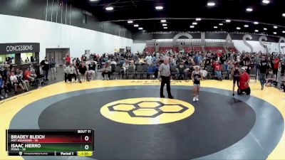 70 lbs Round 3 (8 Team) - Isaac Hierro, POWA vs Bradey Bleich, Mat Assassins